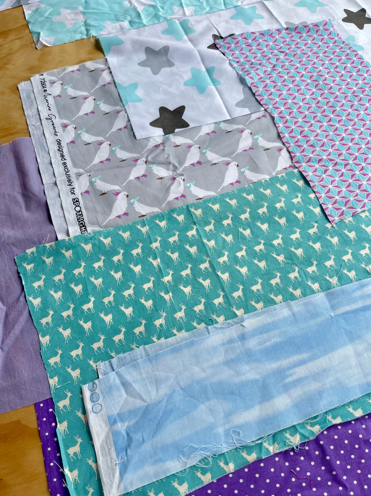 FABRIC // Patchwork Bundle 001 // 100% Cotton // 1.15m x 2m+