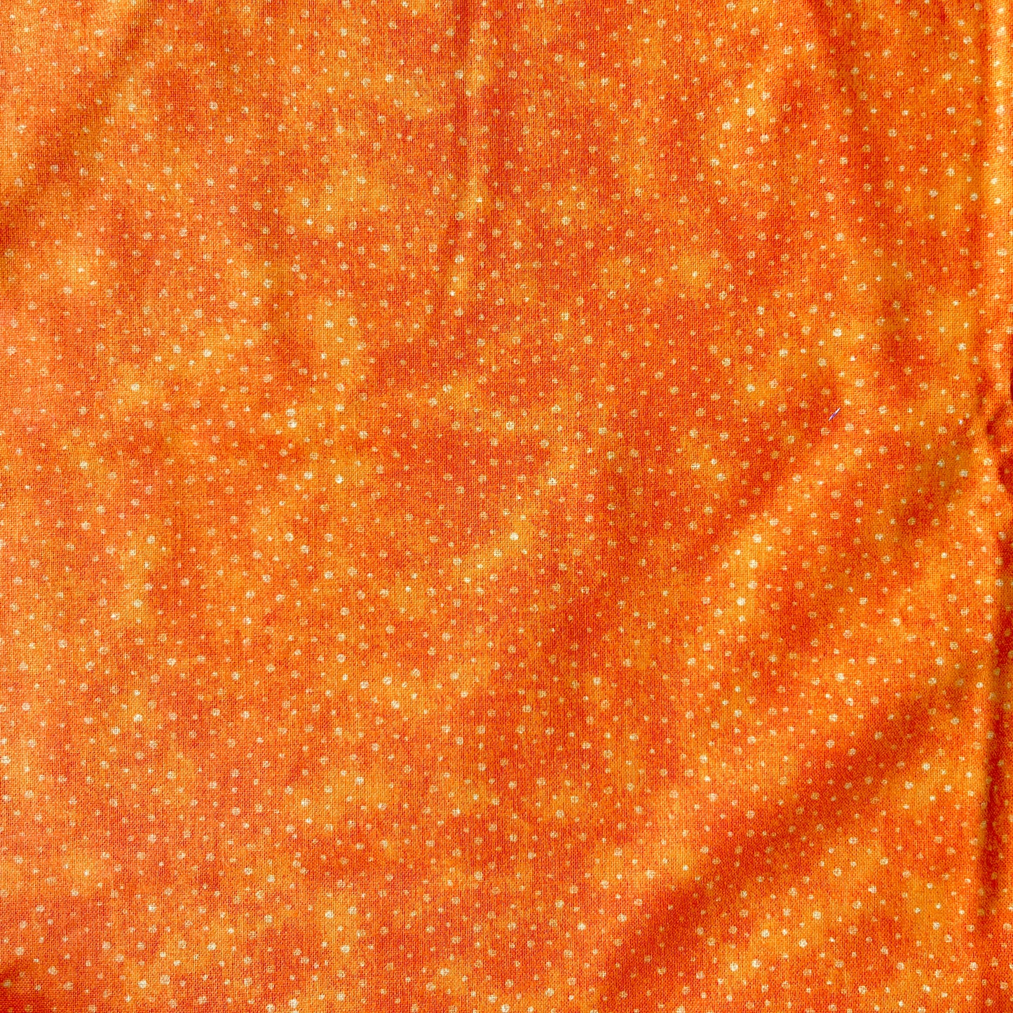 FABRIC // Orange dot // 100% Cotton // 1.15m x 1m