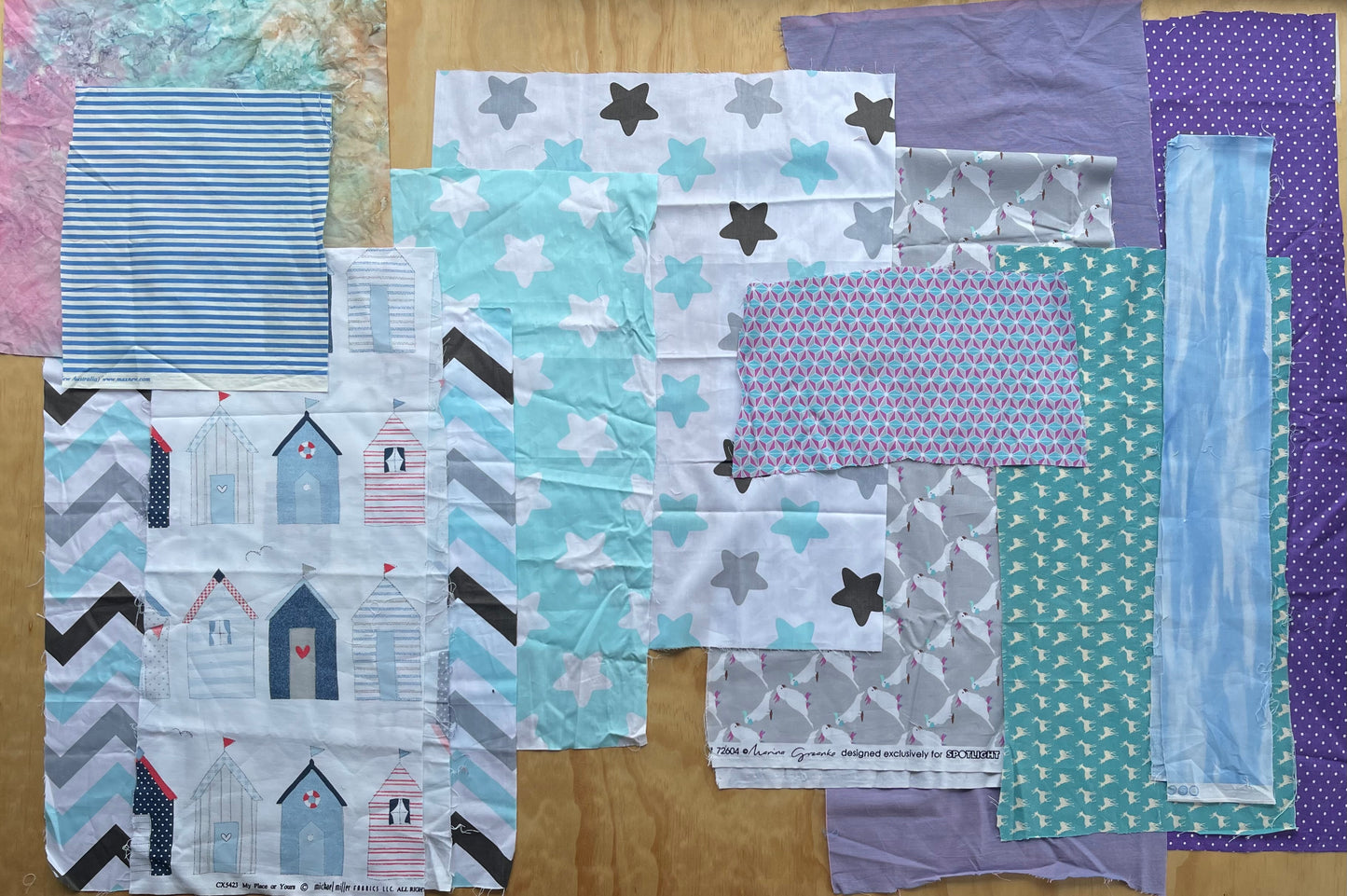 FABRIC // Patchwork Bundle 001 // 100% Cotton // 1.15m x 2m+