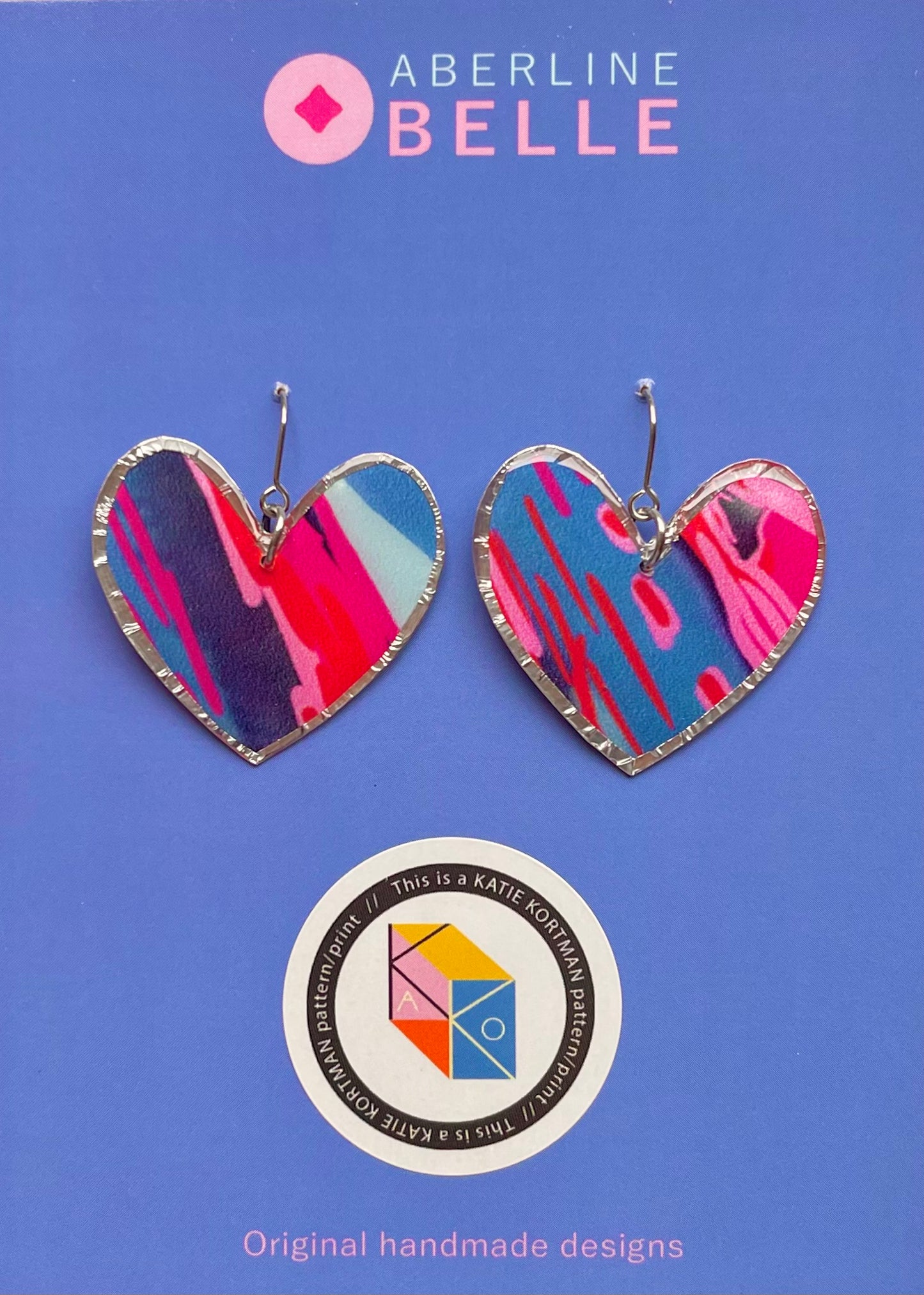 Feature Hearts // Silver // 810  KATIE KORTMAN PRINT